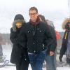Michael Bublé et sa femme Luisana passent leurs vacances avec la famille de la jeune femme à Grouse Mountain près de Vancouver. Photo prise le 27 décembre. Les amoureux profitent d'une journée sous la neige.