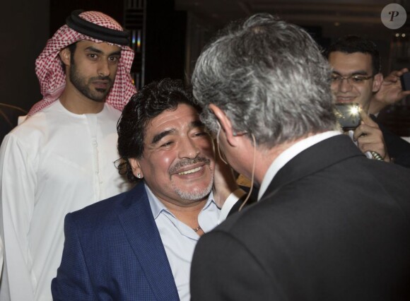Entre Diego Maradona, sacré Joueur du siècle, et José Mourinho, désigné meilleur entraîneur mais aussi meilleur attraction médiatique, c'était l'amour fou au gala des Globe Soccer Awards à Dubai le 28 décembre 2012.