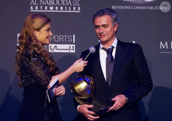 Jose Mourinho est repartie de Dubai avec deux Globe Soccer Awards le 28 décembre 2012, meilleur entraîneur et meilleur attraction médiatique.