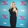 Britney Spears à la soirée X Factor, à Los Angeles, le 17 décembre 2012.