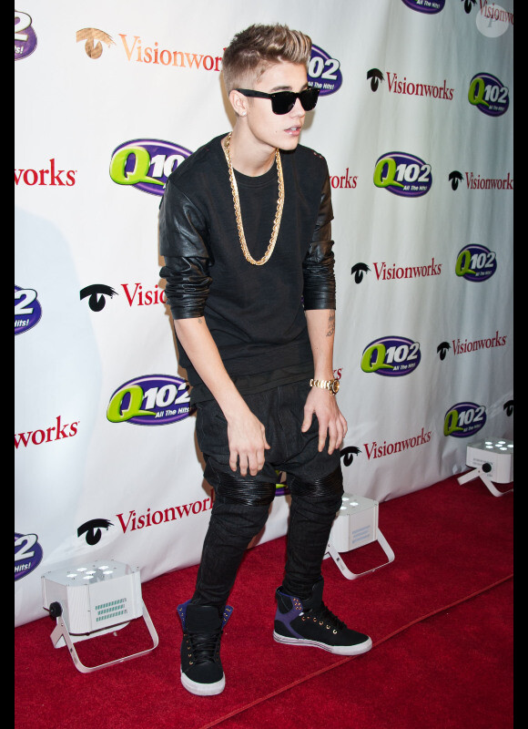 Justin Bieber à la soirée Q102's Jingle Ball 2012 à Philadelphie, le 5 décembre 2012.
