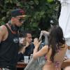 Jerome Boateng en vacances à Miami avec sa girlfriend le 25 décembre 2012.
