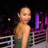 Zoe Saldana, célibataire lors de la soirée du nouvel an du côté de South Beach à Miami le 31 décembre 2012
