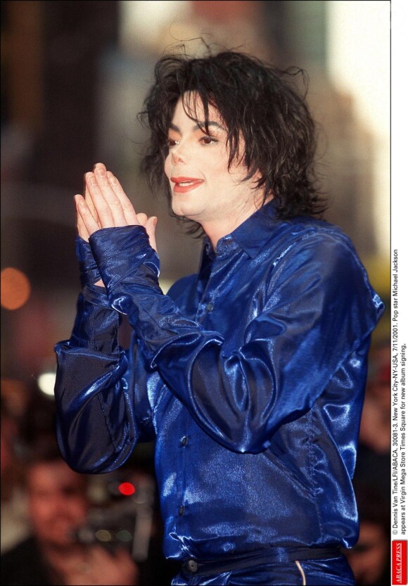 Michael Jackson à New York le 7 novembre 2001.