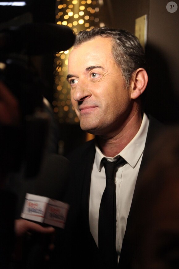 Christophe Dechavanne aux Gérard de la Télévision en décembre 2012 à Paris