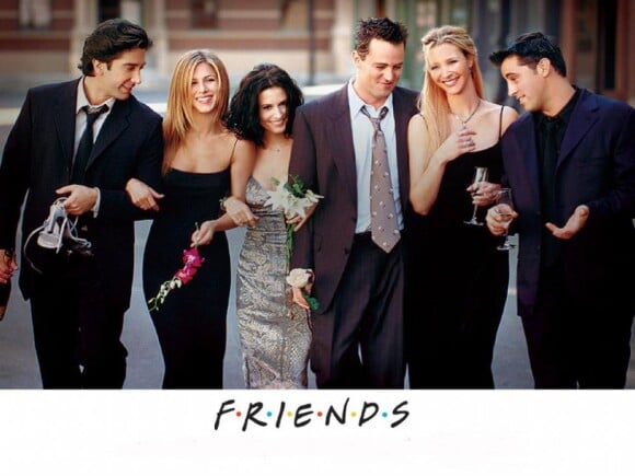 Jennifer Aniston, Courtney Cox, Lisa Kudrow, Matt LeBlanc, Matthew Perry, David Schwimmer dans Friends