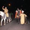 Les rois sont arrivés à cheval plutôt qu'à dos de chameau. Leurs excellences Felipe et Victoria de Todos los Santos de Marichalar y de Borbon, enfants de l'infante Elena d'Espagne, assistaient le 5 janvier 2013 à Madrid à la Cabalgata de los tres reyes, parade traditionnelle des rois mages.
