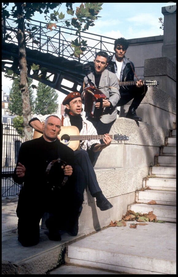 Les Innocents à Paris en 1992. Jipé Nataf et Jean-Christophe Urbain ont décidé de faire renaître en 2013 le groupe dissout en 2000.