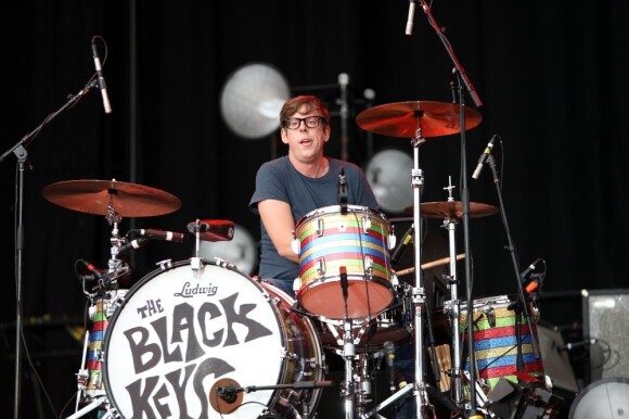 Patrick Carney, batteur des Black Keys, lors du Leeds Festival le 24 août 2012