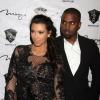 Kim Kardashian et son compagnon Kanye West ont fait une arrivée remarquée à Las Vegas pour le Nouvel An