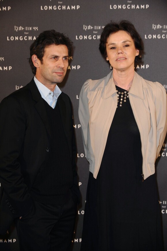 Claire Nebout et Frédéric Taddeï en janvier 2010 à Paris