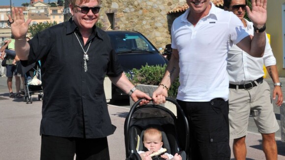 Elton John et David Furnish de nouveau papas...