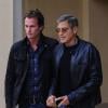 George Clooney et Rande Gerber quittent un restaurant à Beverly Hills le 11 octobre 2012.