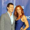 Poppy Montgomery et Dylan Walsh à la soirée CBS UP Front Awards à Los Angeles, le 18 mai 2011.
