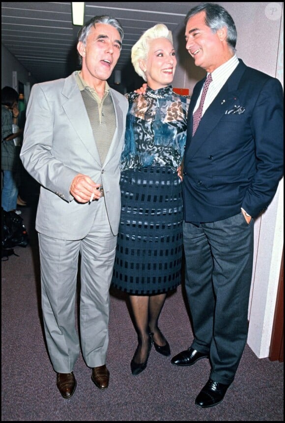 Gérard Blain, Bernadette Lafont et Jean-Claude Brialy en 1988