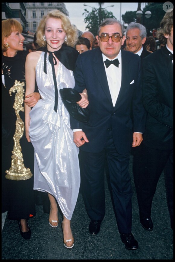 Pauline Lafont et Claude Chabrol au Festival de Cannes 1985