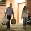 Drew Barrymore et son mari Will Kopelman emmènent leur fille Olive chez le pédiatre à Los Angeles le 26 novembre 2012.