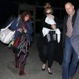 La chanteuse Adele et son fils arrivent à Los Angeles, le 10 janvier 2013.