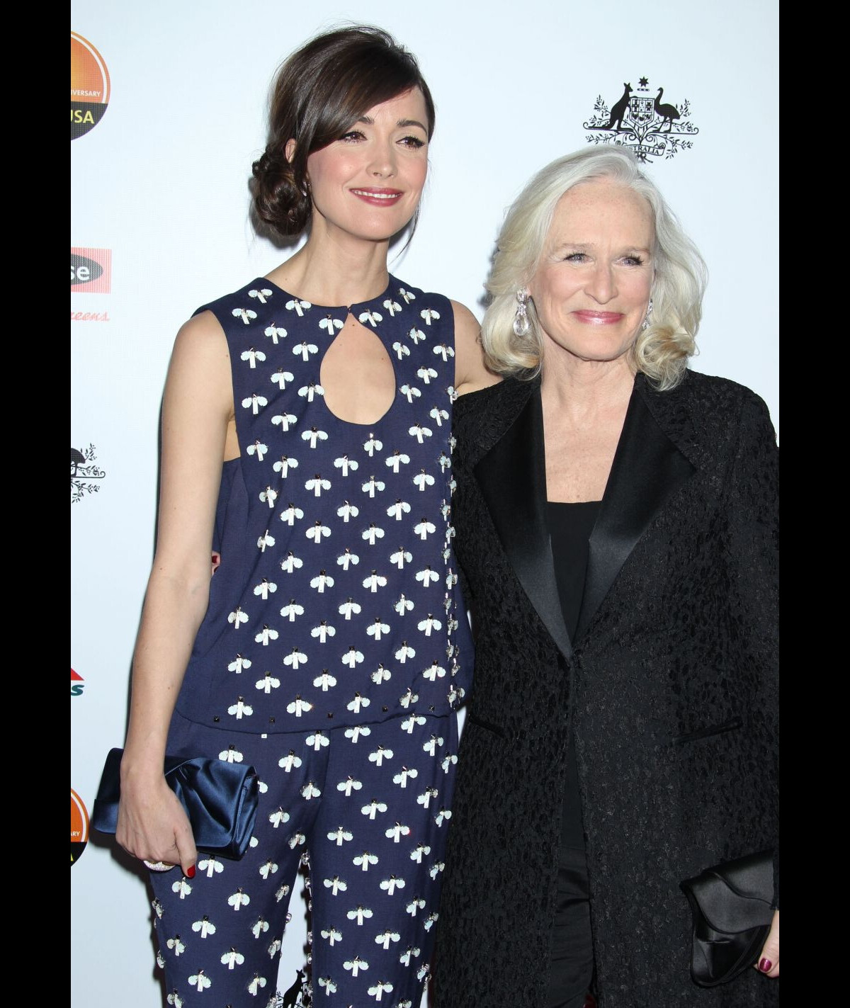 Photo : Rose Byrne et Glenn Close au Gala G'Day USA Los Angeles Black ...