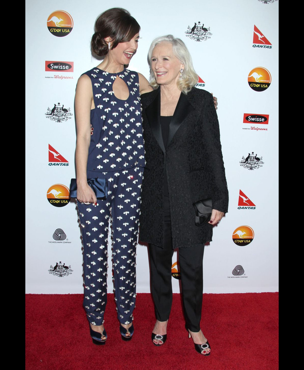 Photo : Rose Byrne, Glenn Close au Gala G'Day USA Los Angeles Black Tie ...