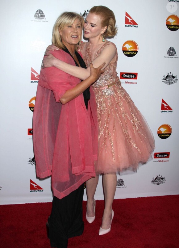 Deborra-Lee Furness, Nicole Kidman au Gala G'Day USA Los Angeles Black Tie 2013, à Los Angeles, le 12 janvier 2013.