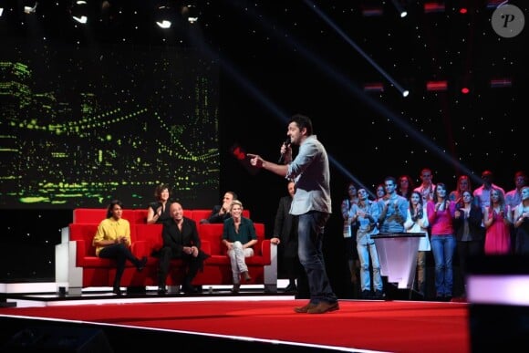 Arnaud Ducret dans En musique tout est permis, diffusée sur TF1 le 25 janvier 2013