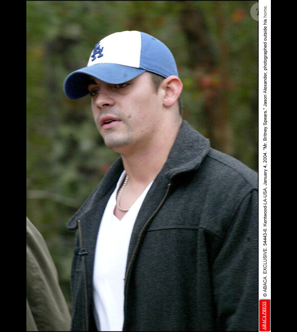 Jason Alexander, l'ex-mari de Britney Spears à Kentwood en Louisiane, le 4 janvier 2004.