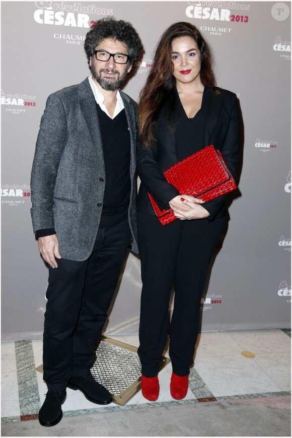 Radu Mihaileanu et Lola Dewaere lors de la soirée des Révélations le 14 janvier 2013 à Paris
