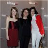 India Hair, Noémie Lvovsky et Julia Faure lors de la soirée des Révélations le 14 janvier 2013 à Paris