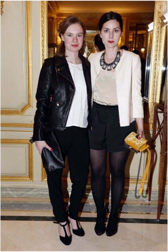 Sarah Le Picard et Rebecca Zlotowski lors de la soirée des Révélations le 14 janvier 2013 à Paris