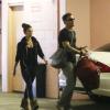 Megan Fox et son mari Brian Austin Green quittant l'hôpital avec leur bébé à Beverly Hills. Le 27 novembre 2012.