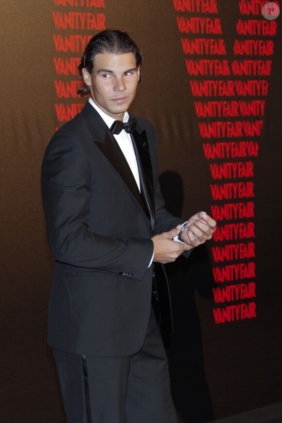 Rafael Nadal lors de la soirée Man of the Year 2012 à Madrid le 17 septembre 2012
