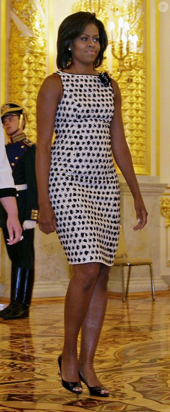 Michelle Obama à Moscou, le 7 juillet 2009.