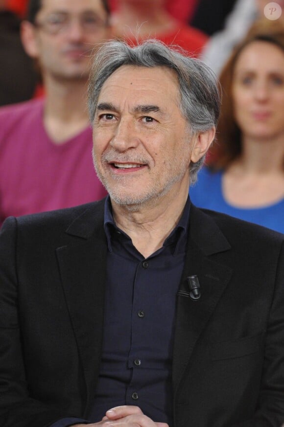Richard Berry à l'enregistrement de l'émission Vivement Dimanche à Paris, le 16 Janvier 2013. Diffusion le 20 janvier 2013.