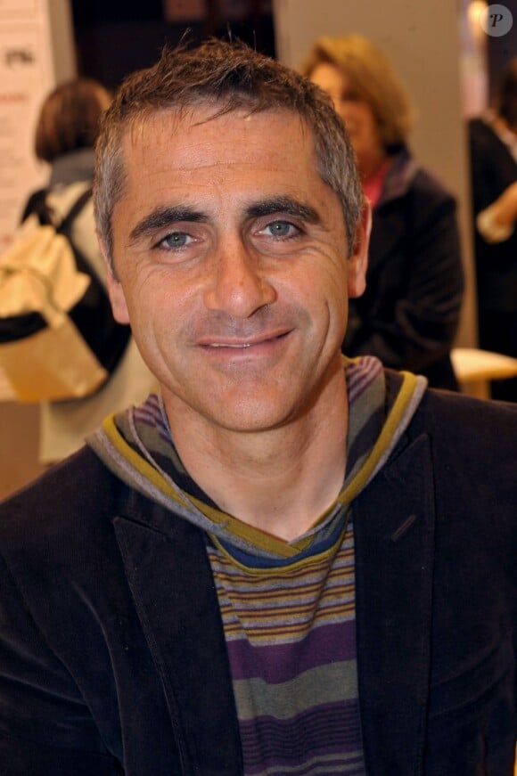 Laurent Jalabert lors du Salon Du Livre au Parc des Expositions de Paris le 26 mars 2012