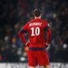 Zlatan Ibrahimovic, auteur d'un nouveau but lors du match face à Bordeaux le 20 janvier 2013 à Bordeaux, pour une victoire hommage 1-0 à Nick Broad, adjoint de Carlo Ancelotti, décédé peu de jours avant