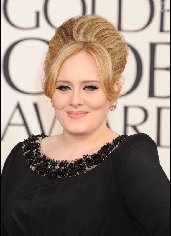 Adele lors de la 70e soirée des Golden Globe Awards à Beverly Hills, le 13 Janvier 2013.