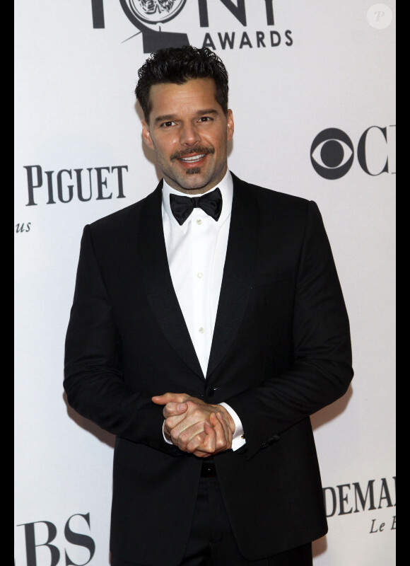 Ricky Martin, à la soirée des Tony Awards, à New York, le 10 juin 2012.