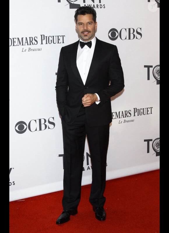 Ricky Martin, à la soirée des Tony Awards, à New York, le 10 juin 2012.