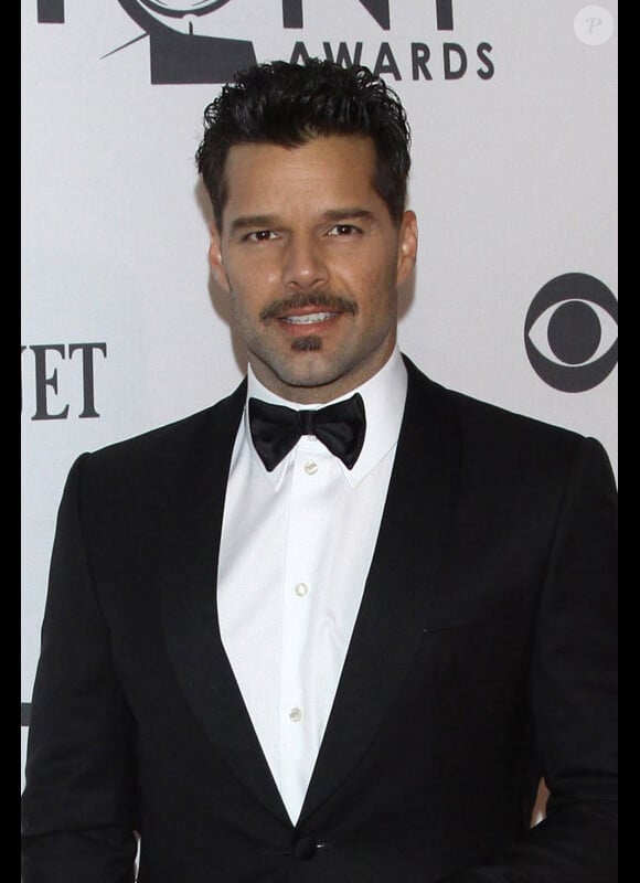 Le beau Ricky Martin, à la soirée des Tony Awards, à New York, le 10 juin 2012.
