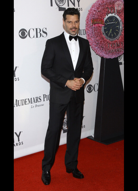 Ricky Martin, à la soirée des Tony Awards, à New York, le 10 juin 2012.