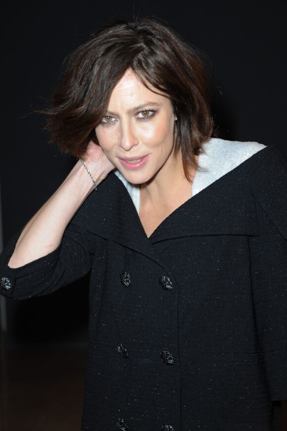 Anna Mouglalis lors du Dîner de la mode au pavillon d'Armenonville à Paris le 24 janvier 2013