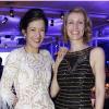 Mélanie Doutey et Alexandra Lamy lors du Dîner de la mode au pavillon d'Armenonville à Paris le 24 janvier 2013