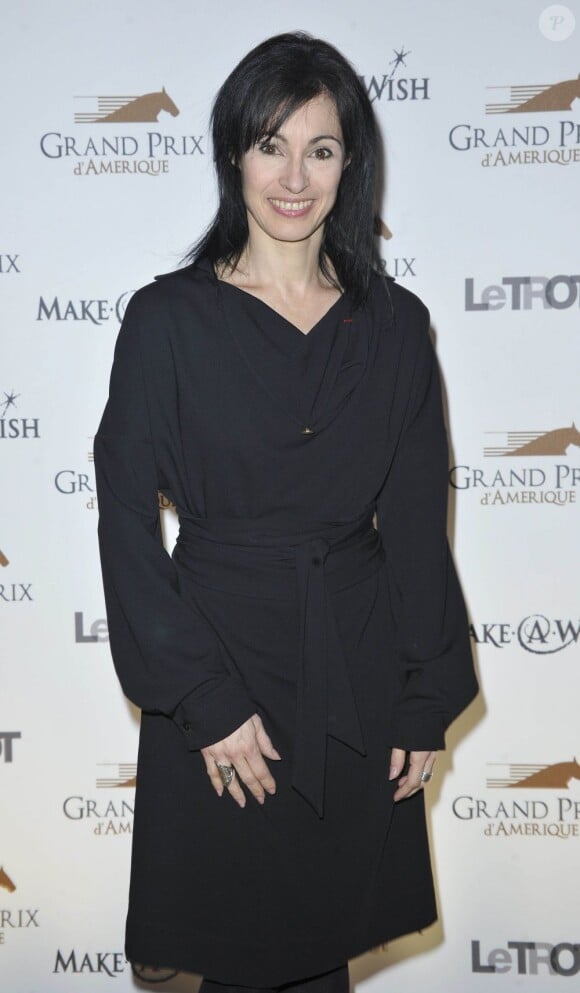 Marie-Claude Pietragalla lors du dîner de gala du 92e Prix d'Amérique, le 26 janvier 2013 au Grand Palais à Paris.