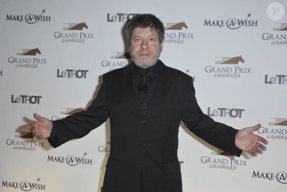 Régis Laspalès lors du dîner de gala du 92e Prix d'Amérique, le 26 janvier 2013 au Grand Palais à Paris.