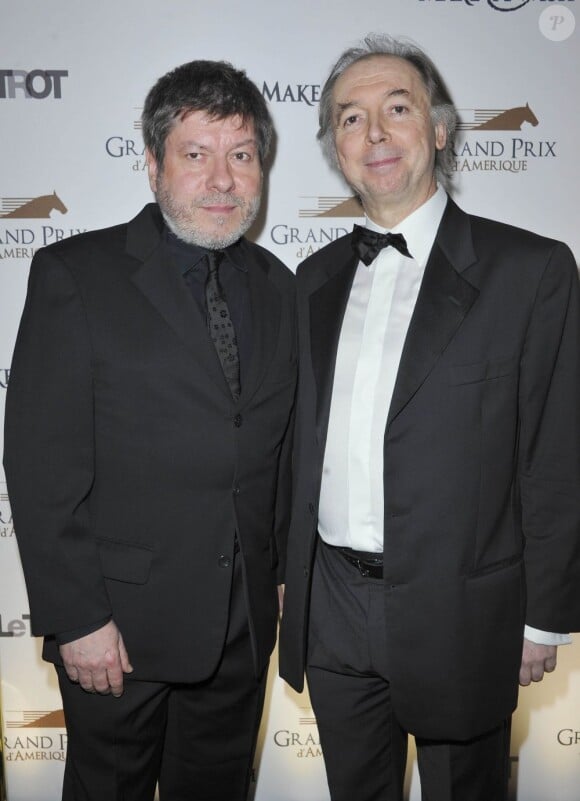 Chevallier et Laspalès lors du dîner de gala du 92e Prix d'Amérique, le 26 janvier 2013 au Grand Palais à Paris.