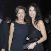 Corinne Touzet et Linda Hardy lors du dîner de gala du 92e Prix d'Amérique, le 26 janvier 2013 au Grand Palais à Paris.