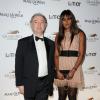 Philippe Chevallier et sa femme lors du dîner de gala du 92e Prix d'Amérique, le 26 janvier 2013 au Grand Palais à Paris.