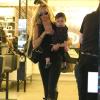 Kimberly Stewart en sortie shopping avec sa fille Delilah dans West Hollywood le 26 janvier 2013.