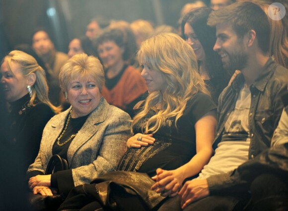 Shakira lors du lancement du livre de son père William Mebarak le 14 janvier 2013.
